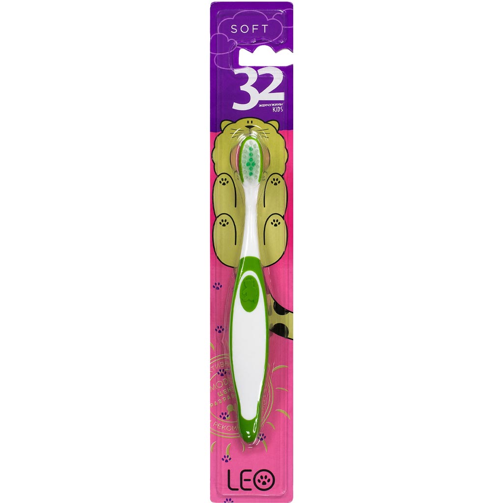 322102 ALF MODUM 32 İNCİ Uşaqlar üçün diş fırçası LEO, 998 M (yaşıl) 322102 ALF MODUM 32 İNCİ Uşaqlar üçün diş fırçası LEO, 998 M (yaşıl)