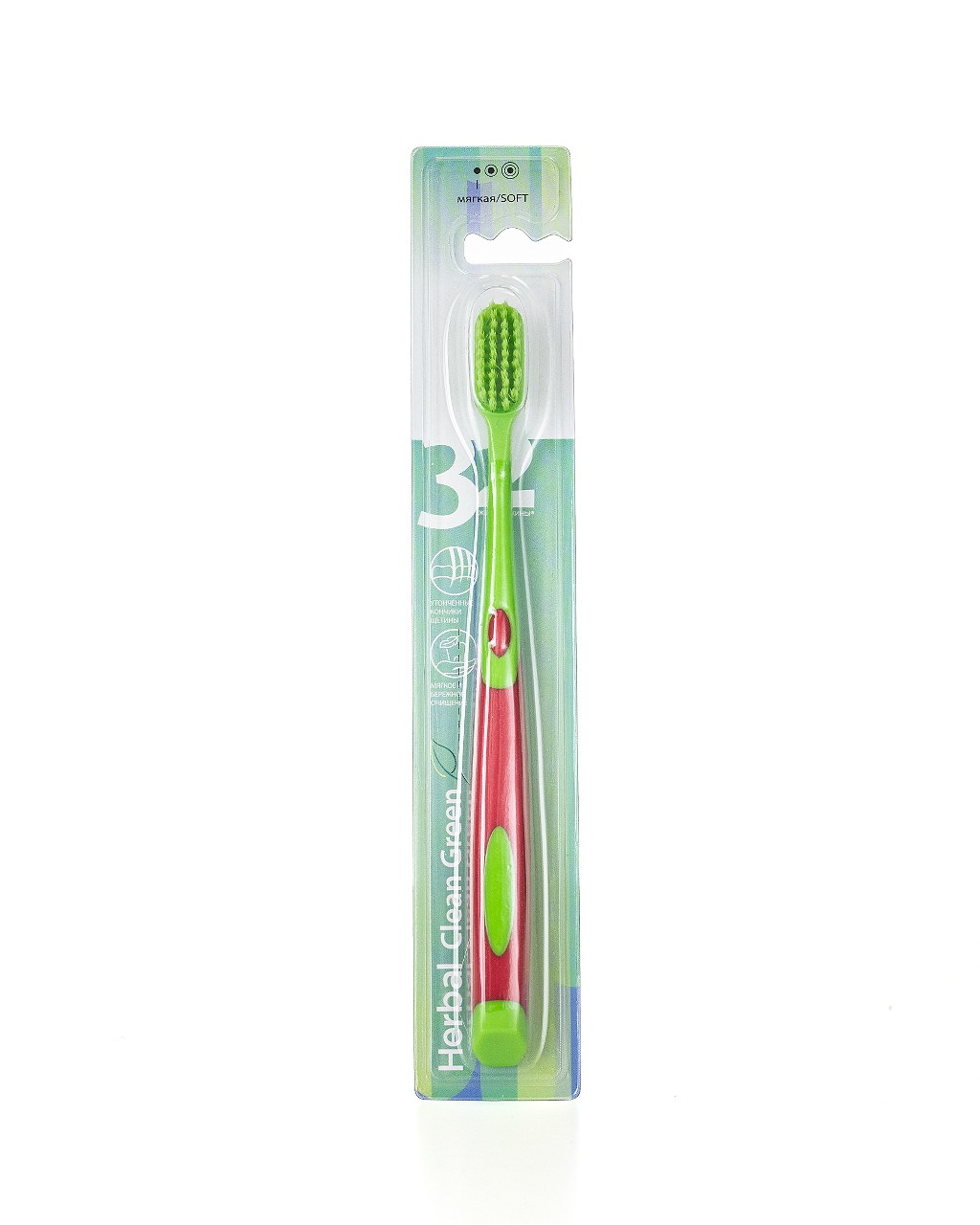 327783-01 Modum 32 İnci Diş fırçası Herbal Clean Green (rəng: qırmızı)