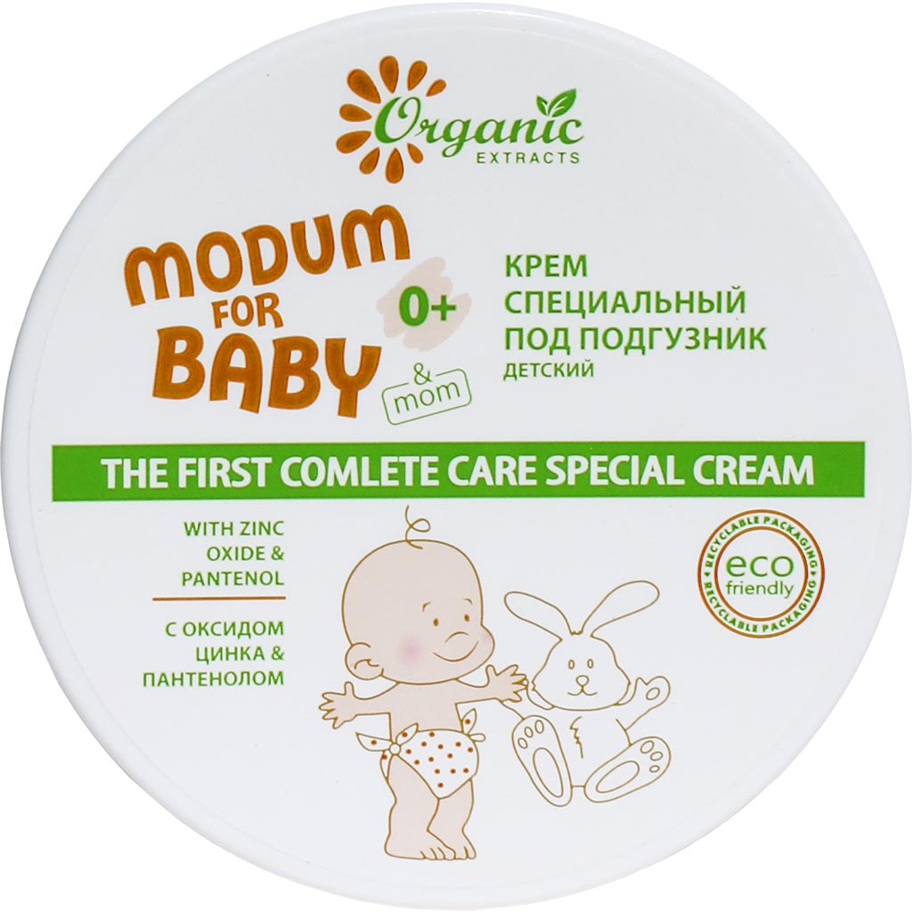 332301 MODUM Uşaqlar üçün bez altı qoruyucu krem MODUM FOR BABY 0+, 120 ml 332301 MODUM Uşaqlar üçün bez altı qoruyucu krem MODUM FOR BABY 0+, 120 ml