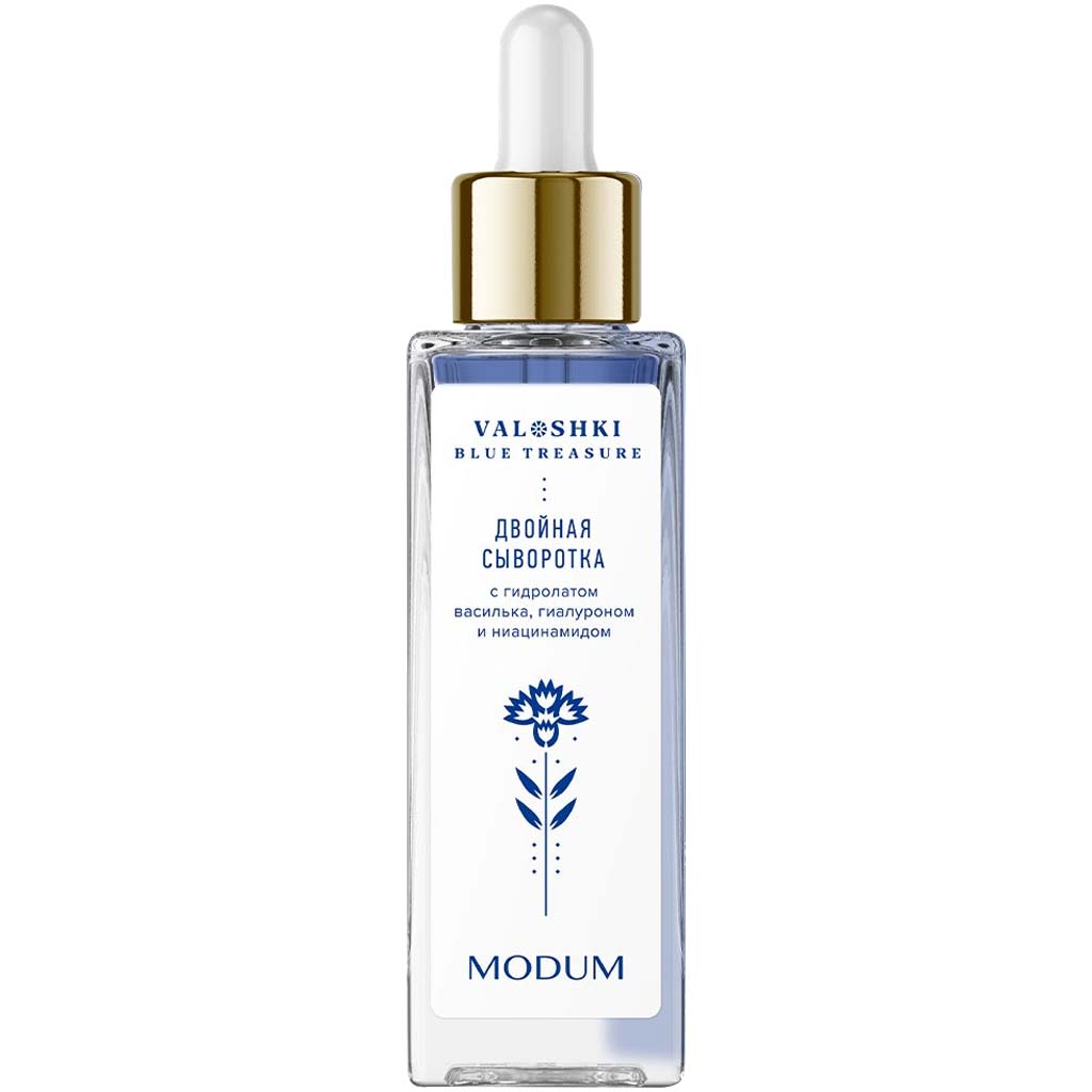 339106 MODUM VALOSHKI İkiqat serum peyğəmbərçiçəyi hidrolatı, hialuron və niasinamid ilə, 30q 339106 MODUM VALOSHKI İkiqat serum peyğəmbərçiçəyi hidrolatı, hialuron və niasinamid ilə, 30q