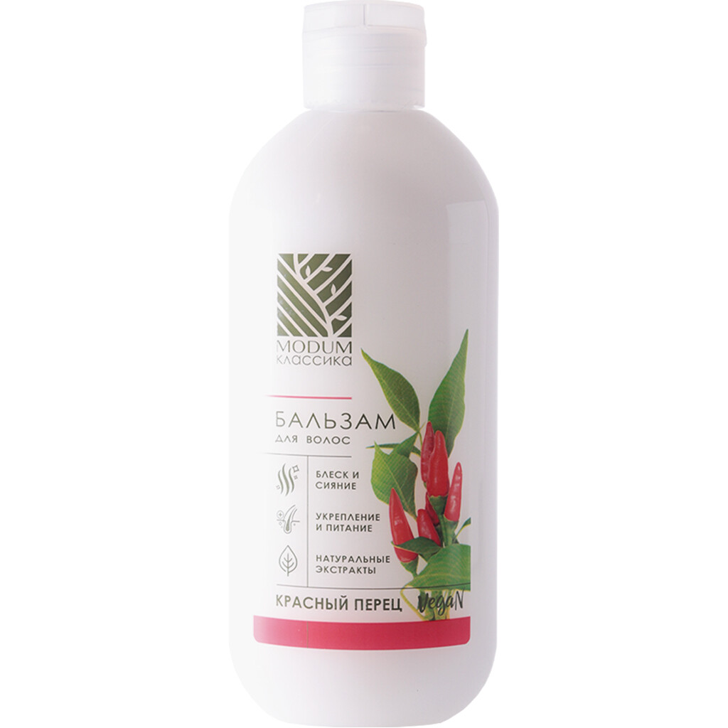 342515 MODUM Klassika Saç balzamı Qırmızı bibər, 400 ml 