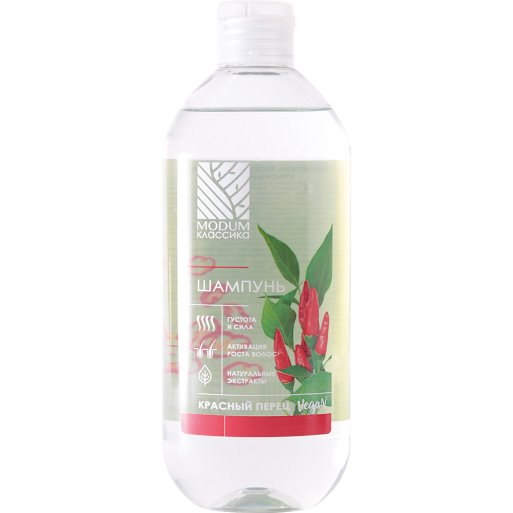 342626 MODUM Klassika Saç şampunu Qırmızı bibər, 550 ml 342626 MODUM Klassika Saç şampunu Qırmızı bibər, 550 ml