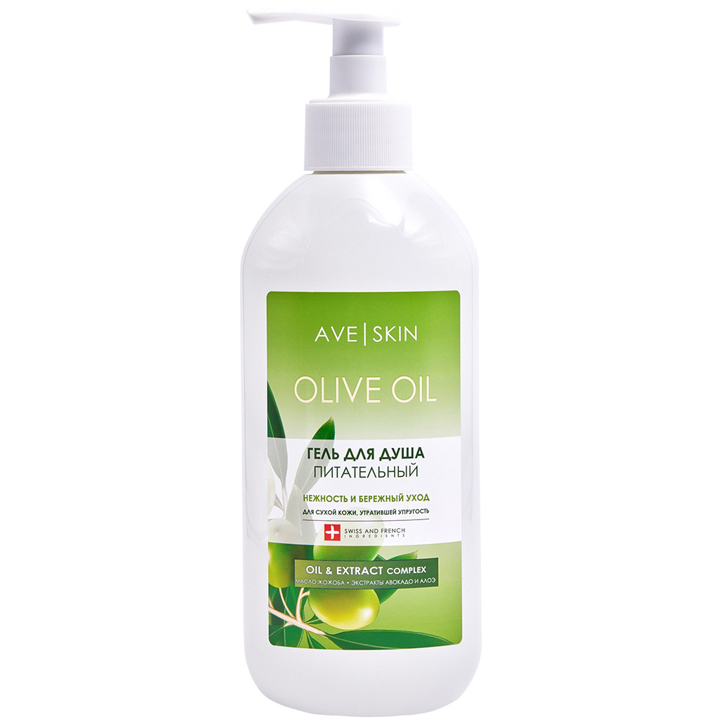 343514 MODUM Duş geli Ave Skin Qidalandırıcı Olive Oil, 400 ml