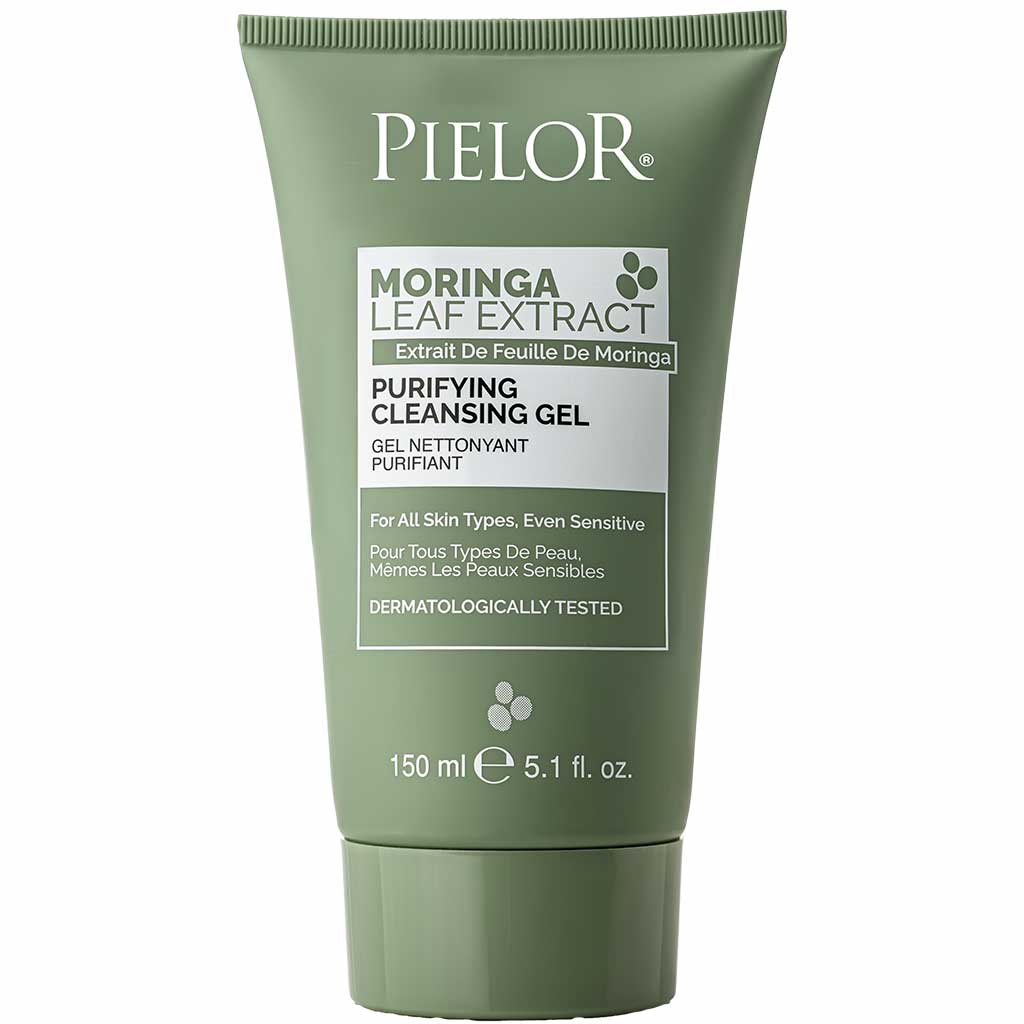 506056 PIELOR Moringa Üz üçün morinqa yarpaqlarının ekstraktı ilə təmizləyici gel, 150 ml
