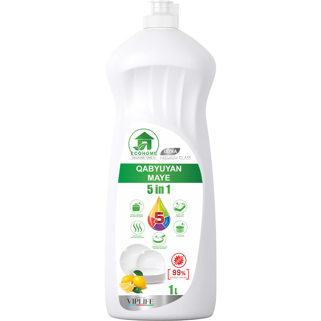 540006 ECOHOME Qabyuyan vasitə LİMON 1000 ml