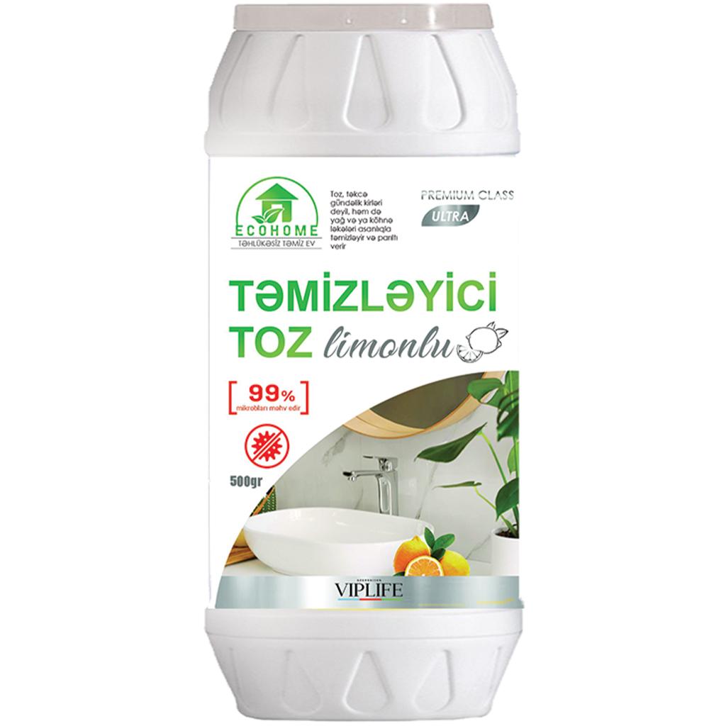 540008 ECOHOME Təmizləyici toz limonlu 500 q. 