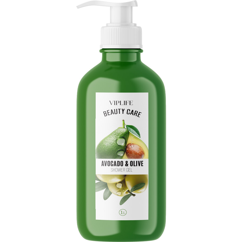 540028 VIPLIFE BEAUTY CARE Duş geli "Avokado və Zeytun" 1000 ml. 540028 VIPLIFE BEAUTY CARE Duş geli "Avokado və Zeytun" 1000 ml.
