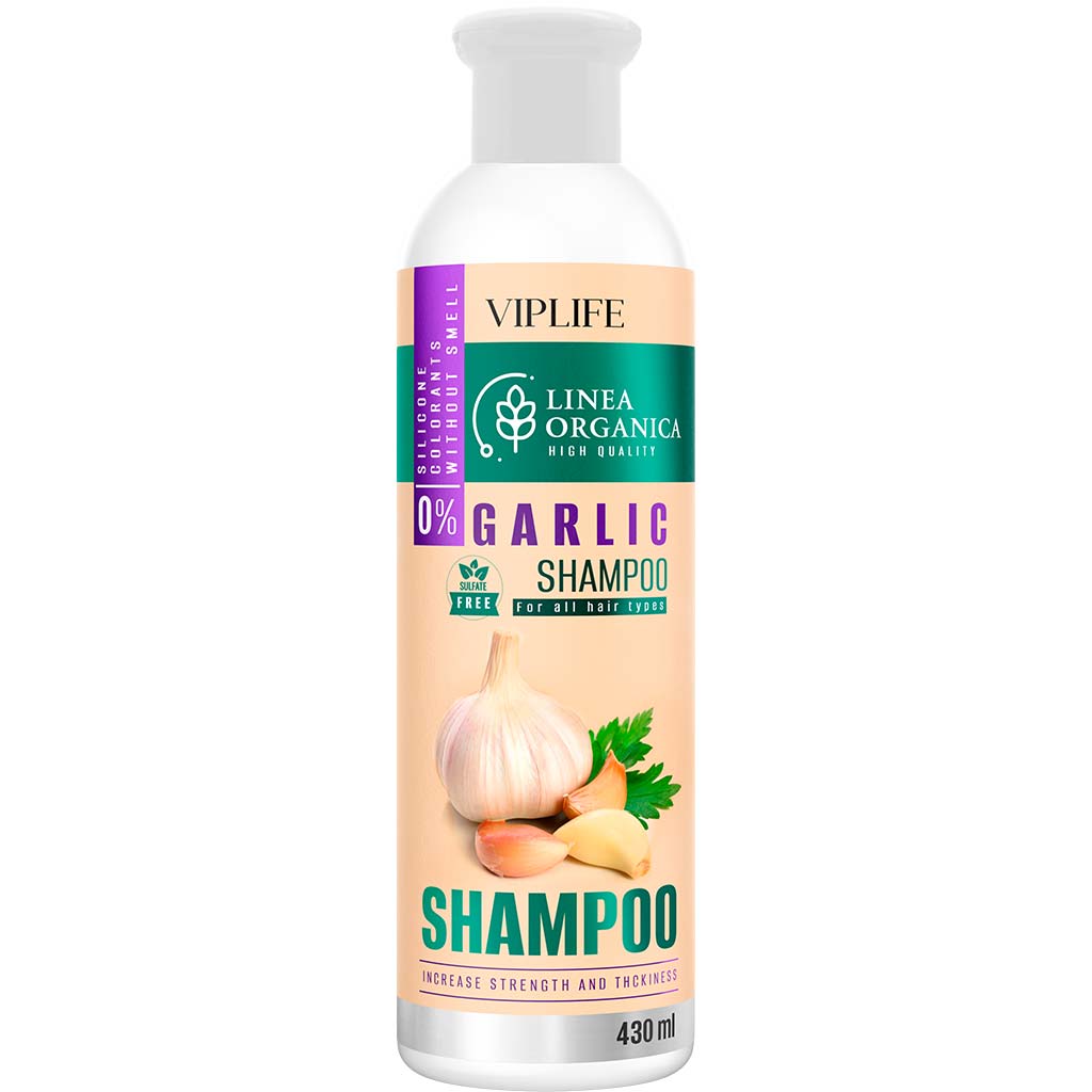 540102 VIPLIFE LINEA ORGANICA Saç şampunu "Sarımsaqlı" 430 ml sulfatsız 540102 VIPLIFE LINEA ORGANICA Saç şampunu "Sarımsaqlı" 430 ml sulfatsız