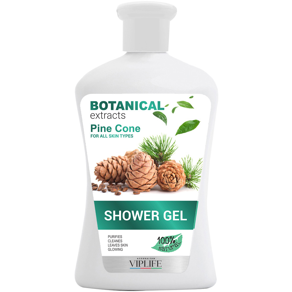 540115 VIPLIFE Botanical Extracts İynəyarpaq ekstraktı ilə duş geli  225 ml