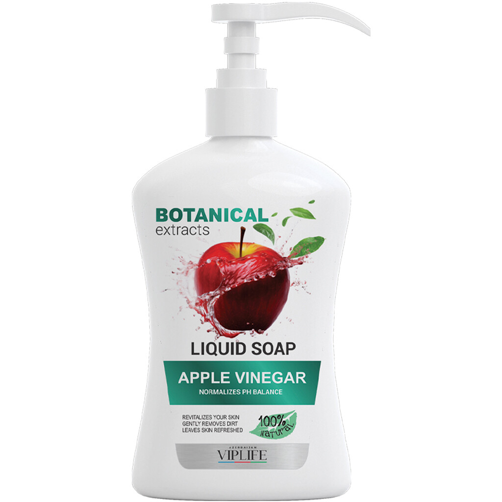 540118 VIPLIFE Botanical Extracts Duru əl sabunu ALMA SİRKƏSİ 225 ml 540118 VIPLIFE Botanical Extracts Duru əl sabunu ALMA SİRKƏSİ 225 ml
