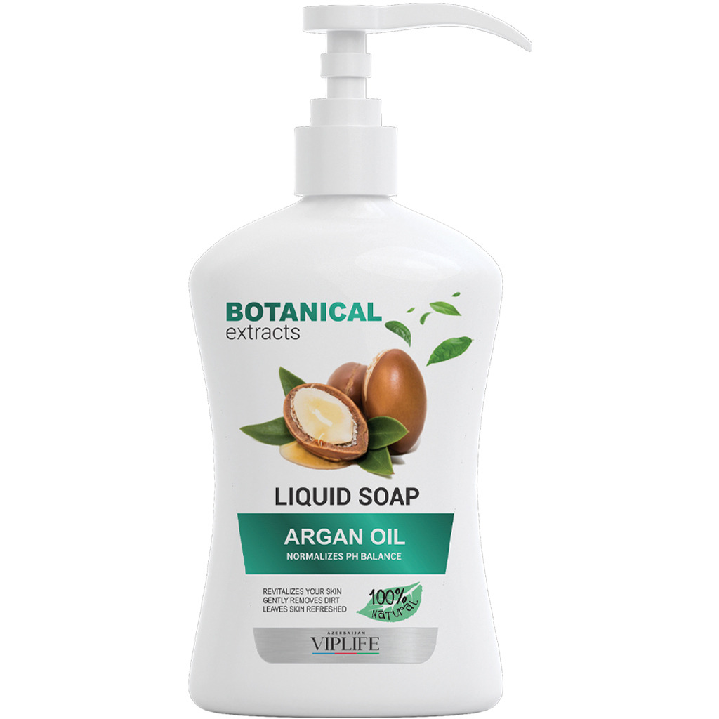 540119 VIPLIFE Botanical Extracts Duru əl sabunu ARGAN YAĞI 225 ml 540119 VIPLIFE Botanical Extracts Duru əl sabunu ARGAN YAĞI 225 ml