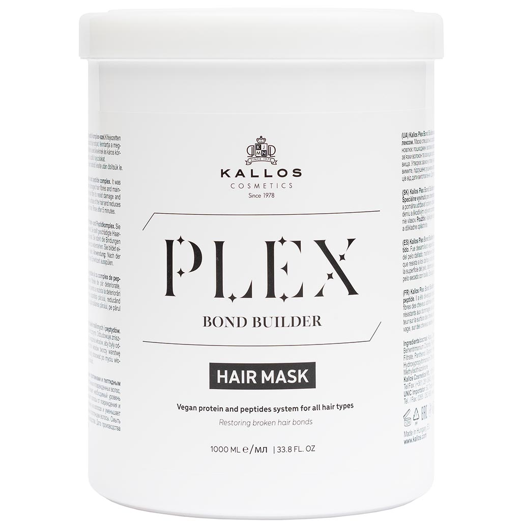 550003 KALLOS Plex Saç maskası Bond Builder, 1000 ml 550003 KALLOS Plex Saç maskası Bond Builder, 1000 ml
