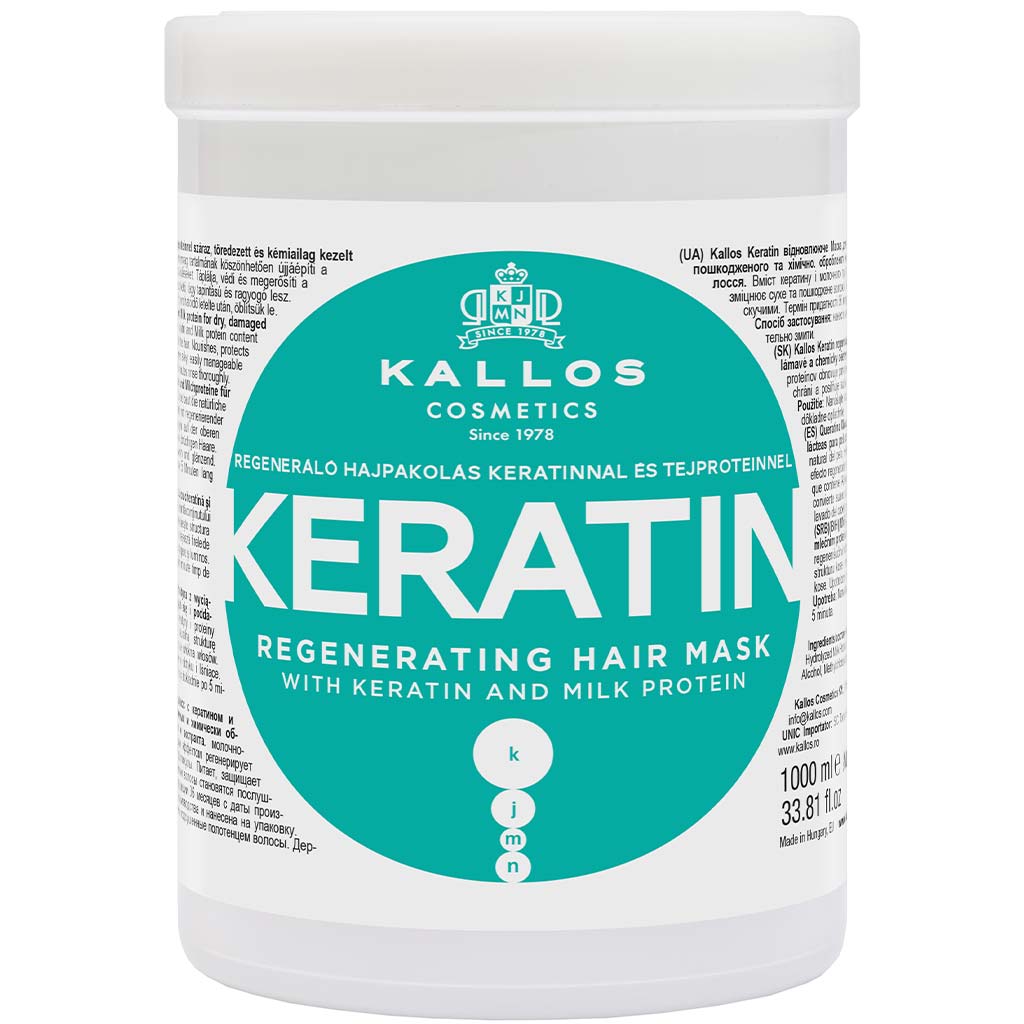 550010 KALLOS KJMN Saçlar üçün keratinli maska, 1000 ml 550010 KALLOS KJMN Saçlar üçün keratinli maska, 1000 ml