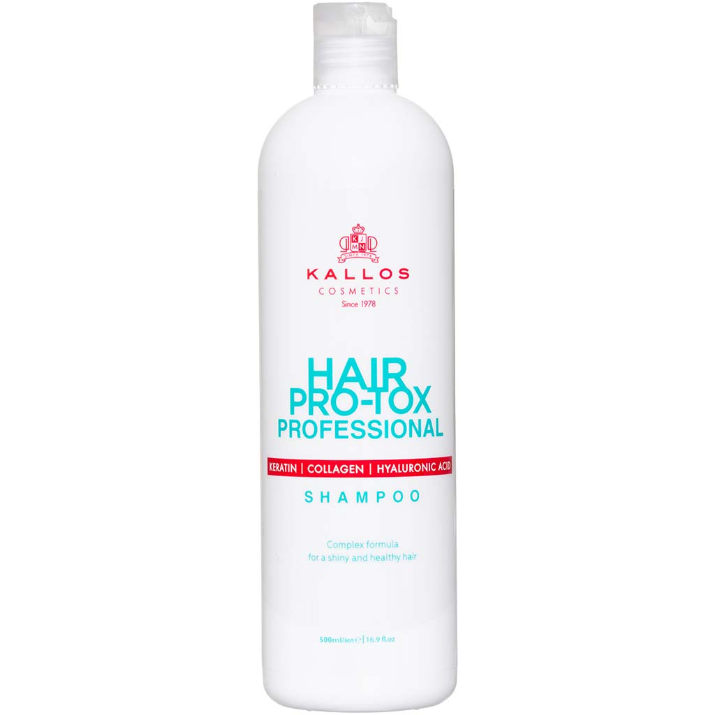 550016 KALLOS Hair Pro-Tox Saçlar üçün keratinli və hialuron turşusu ilə şampun, 500 ml 550016 KALLOS Hair Pro-Tox Saçlar üçün keratinli və hialuron turşusu ilə şampun, 500 ml