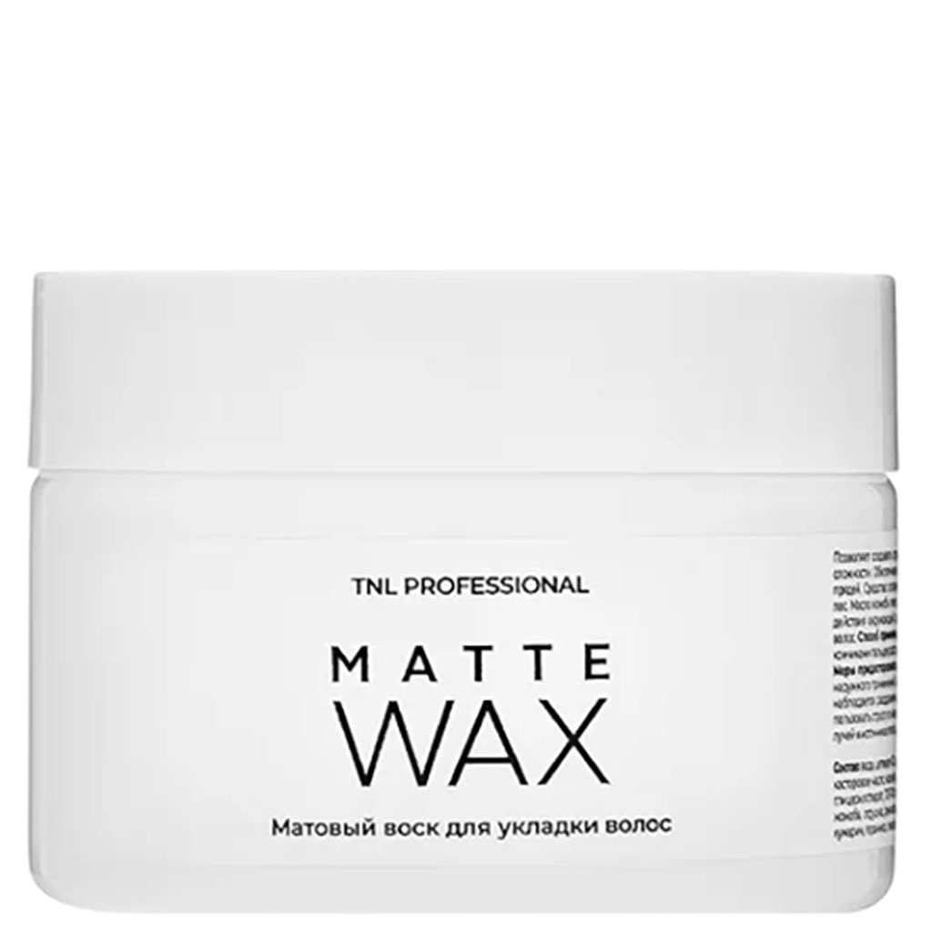 6240972 TNL Saçların ukladkası üçün mat mum Matte Wax, 100 ml 6240972 TNL Saçların ukladkası üçün mat mum Matte Wax, 100 ml