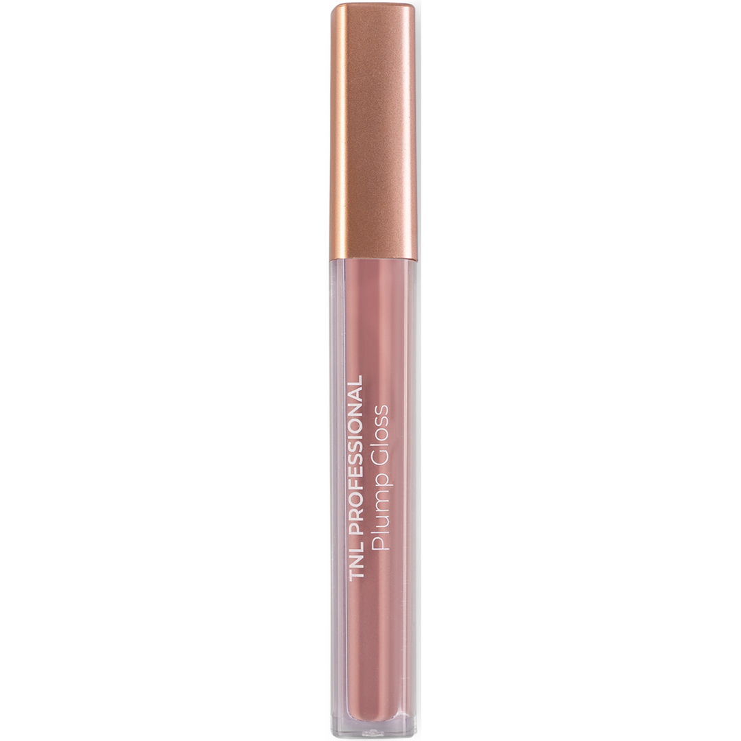6248268 TNL Professional Həcm effektli dodaq parladıcısı Plump Gloss, nəmləndirmə və həcm №2, təbii nüd, 2,5 ml