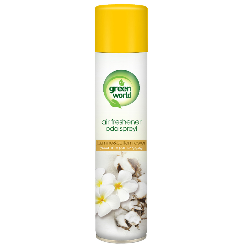 68033 Green World Hava təravətləndiricisi JASMIN&COTTON 400 ml 68033 Green World Hava təravətləndiricisi JASMIN&COTTON 400 ml