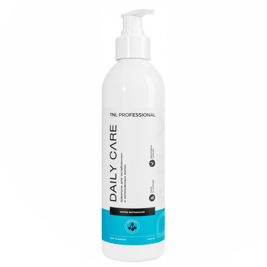 7678466 TNL Daily Care Zəif və zədələnmiş saçlar üçün şampun "Vitaminlərin enerjisi", 400 ml 7678466 TNL Daily Care Zəif və zədələnmiş saçlar üçün şampun "Vitaminlərin enerjisi", 400 ml