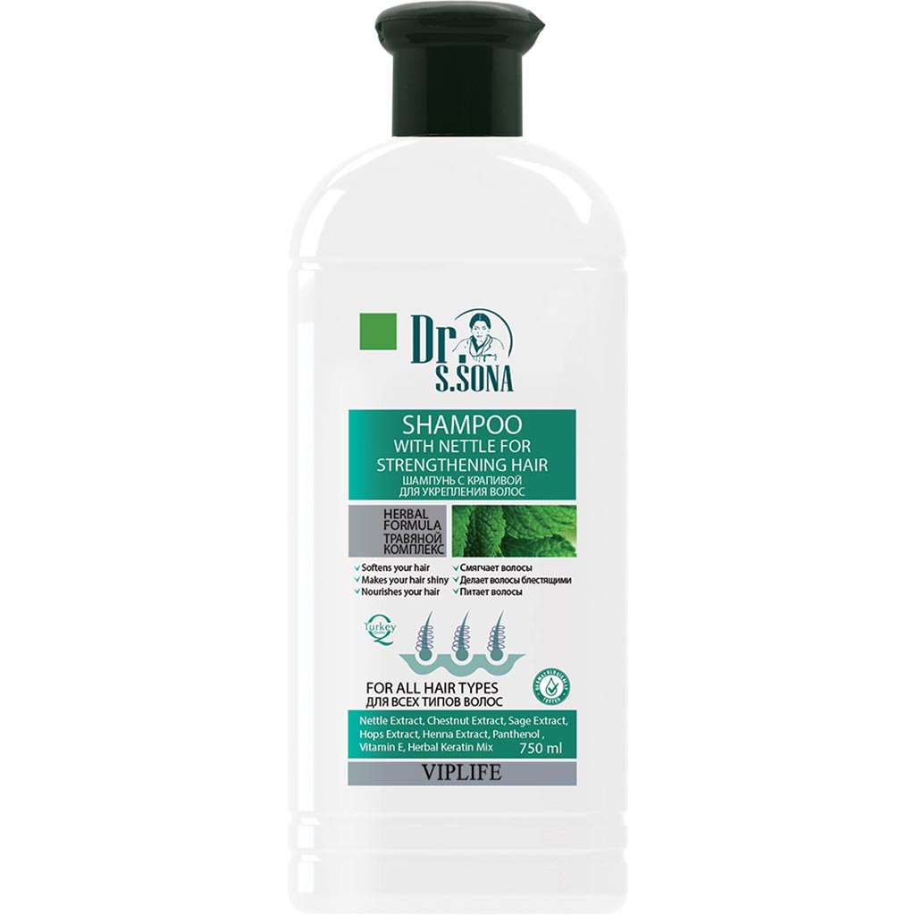 780031 VIPLIFE DR  SONA Saçların güclənməsi üçün gicitkənli şampun 750 ML