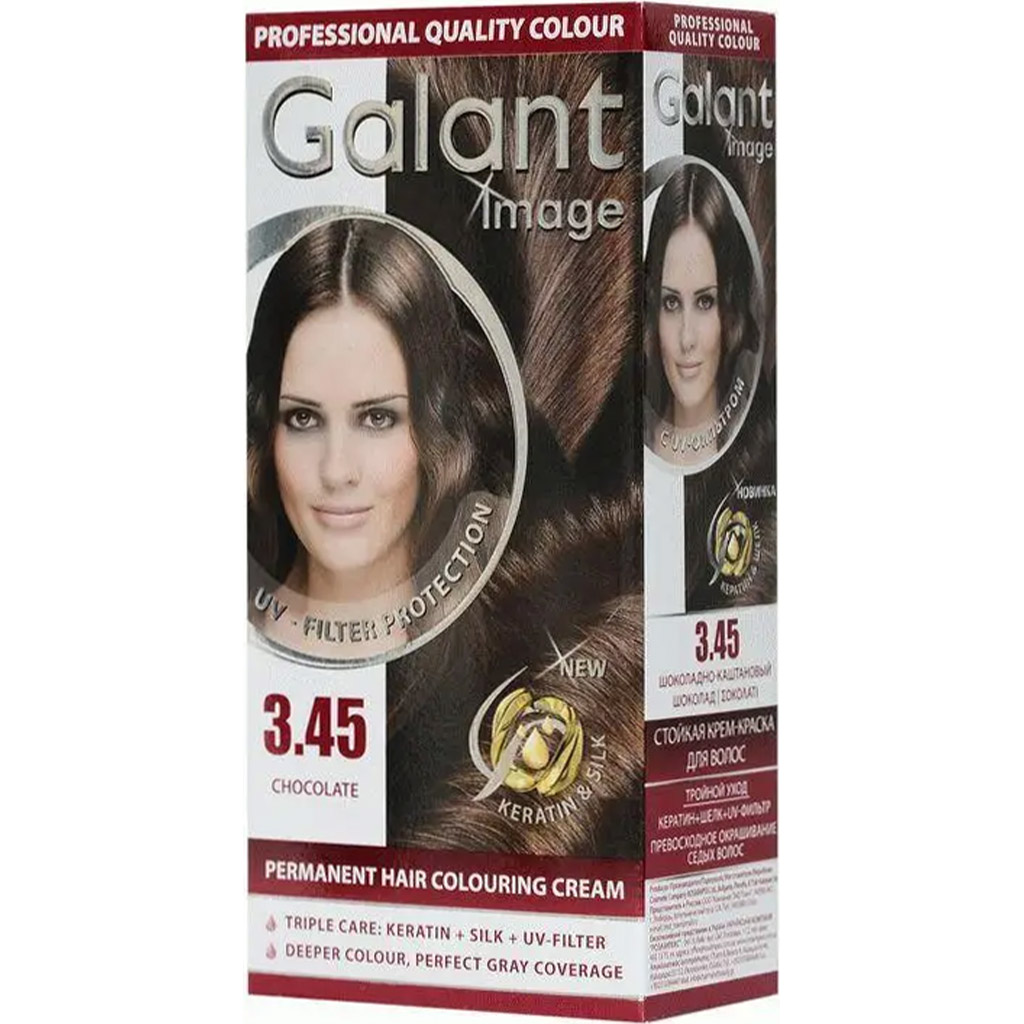 800008 REGAL Saç boyası "Galant № 3.45" şokoladlı şabalıdı 