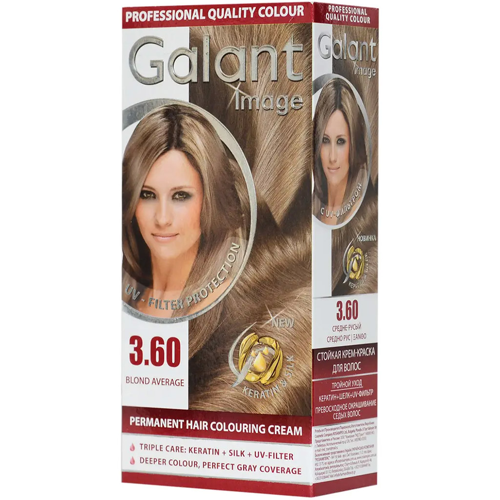 800020 REGAL Saç boyası "Galant № 3.60", orta xurmayı