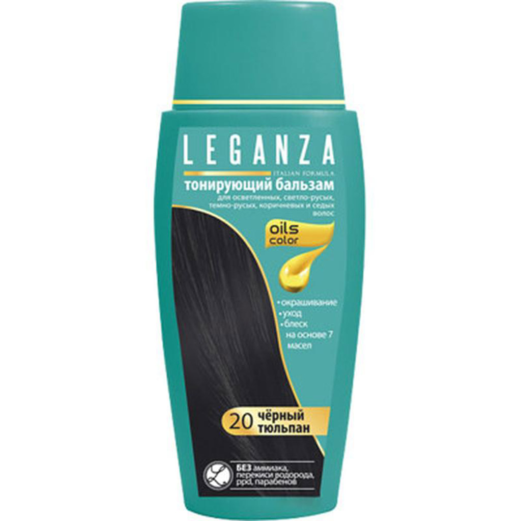 800069 REGAL Saçlar üçün ton verən balzam LEGANZA 20 qara tülpan 150 ml