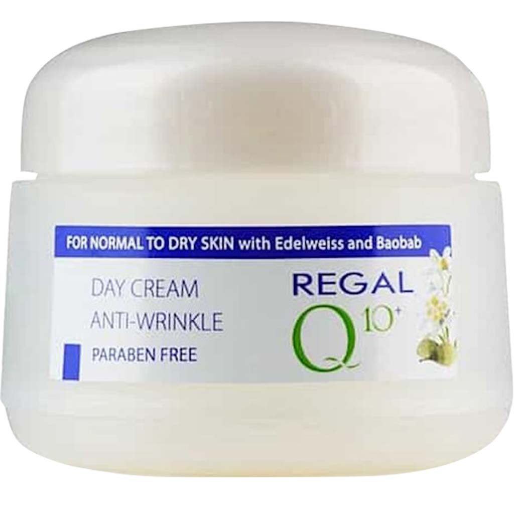 800186 REGAL Qırışlara qarşı baobab və edelveys yağları ilə gündüz kremi 50 ml (Q10)