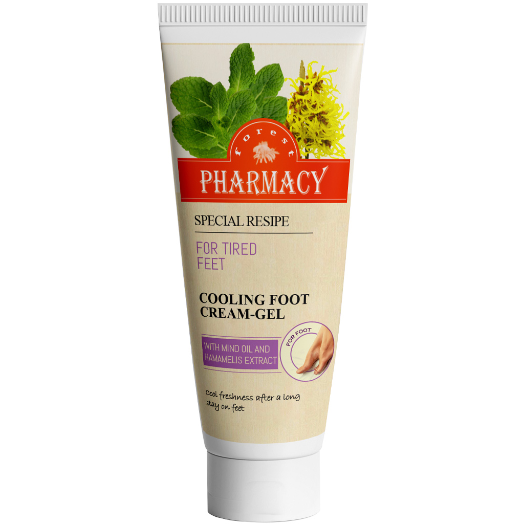 800286 REGAL Sərinləşdirici krem-gel "Forest Pharmacy" – ayaqlardakı ağrılara, şişlərə və ağırlığa qarşı 75 ml