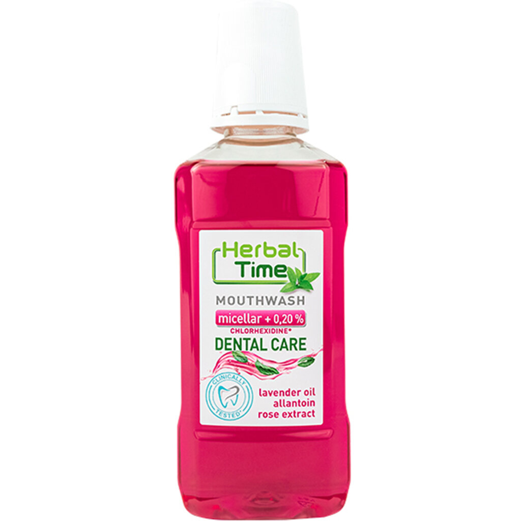 800502 HERBAL TIME Ağız boşluğu üçün yaxalayıcı DENTAL CARE - 300 ml 800502 HERBAL TIME Ağız boşluğu üçün yaxalayıcı DENTAL CARE - 300 ml
