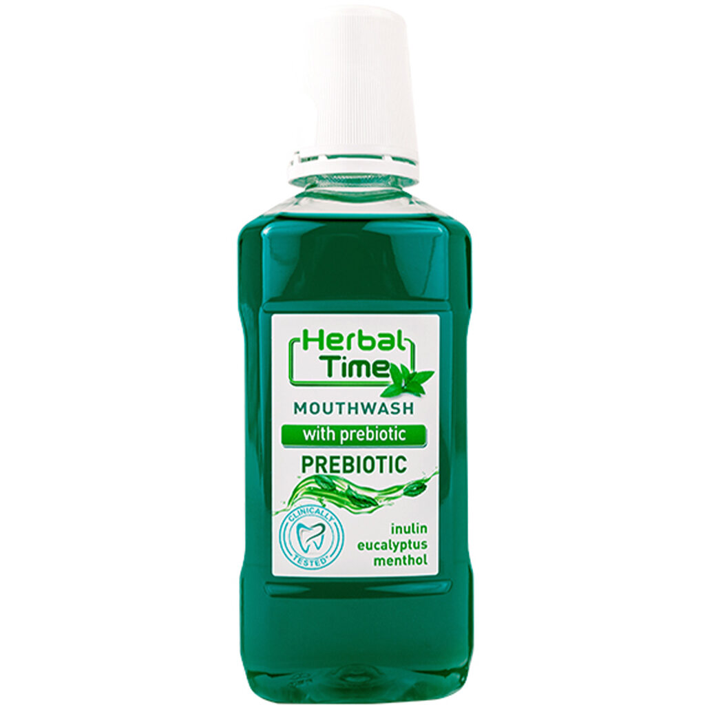 800503 HERBAL TIME Ağız boşluğu üçün yaxalayıcı PREBIOTIC - 300 ml 800503 HERBAL TIME Ağız boşluğu üçün yaxalayıcı PREBIOTIC - 300 ml