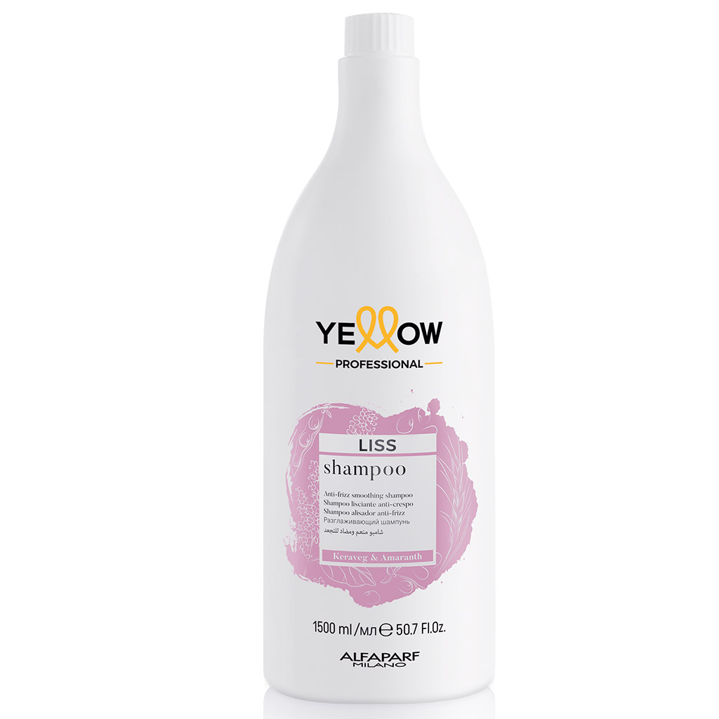 PF025110 YELLOW Liss Saçları itaətli edən şampun – xovlu, dalğalı və itaətsiz saçlar üçün, 1500 ml PF025110 YELLOW Liss Saçları itaətli edən şampun – xovlu, dalğalı və itaətsiz saçlar üçün, 1500 ml