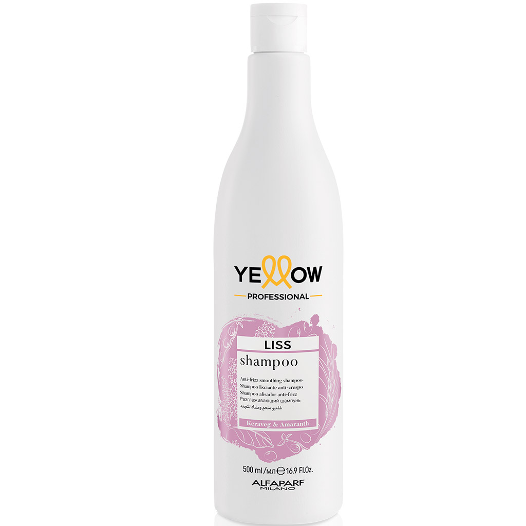 PF025111 YELLOW Liss Saçları itaətli edən şampun – xovlu, dalğalı və itaətsiz saçlar üçün, 500 ml PF025111 YELLOW Liss Saçları itaətli edən şampun – xovlu, dalğalı və itaətsiz saçlar üçün, 500 ml