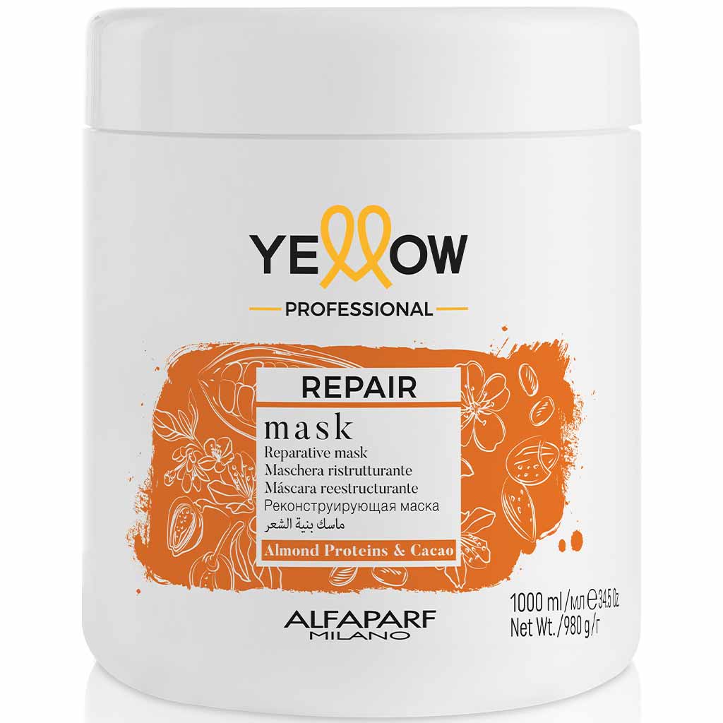 PF025554 YELLOW Repair Bərpaedici saç maskası, 1000 ml PF025554 YELLOW Repair Bərpaedici saç maskası, 1000 ml