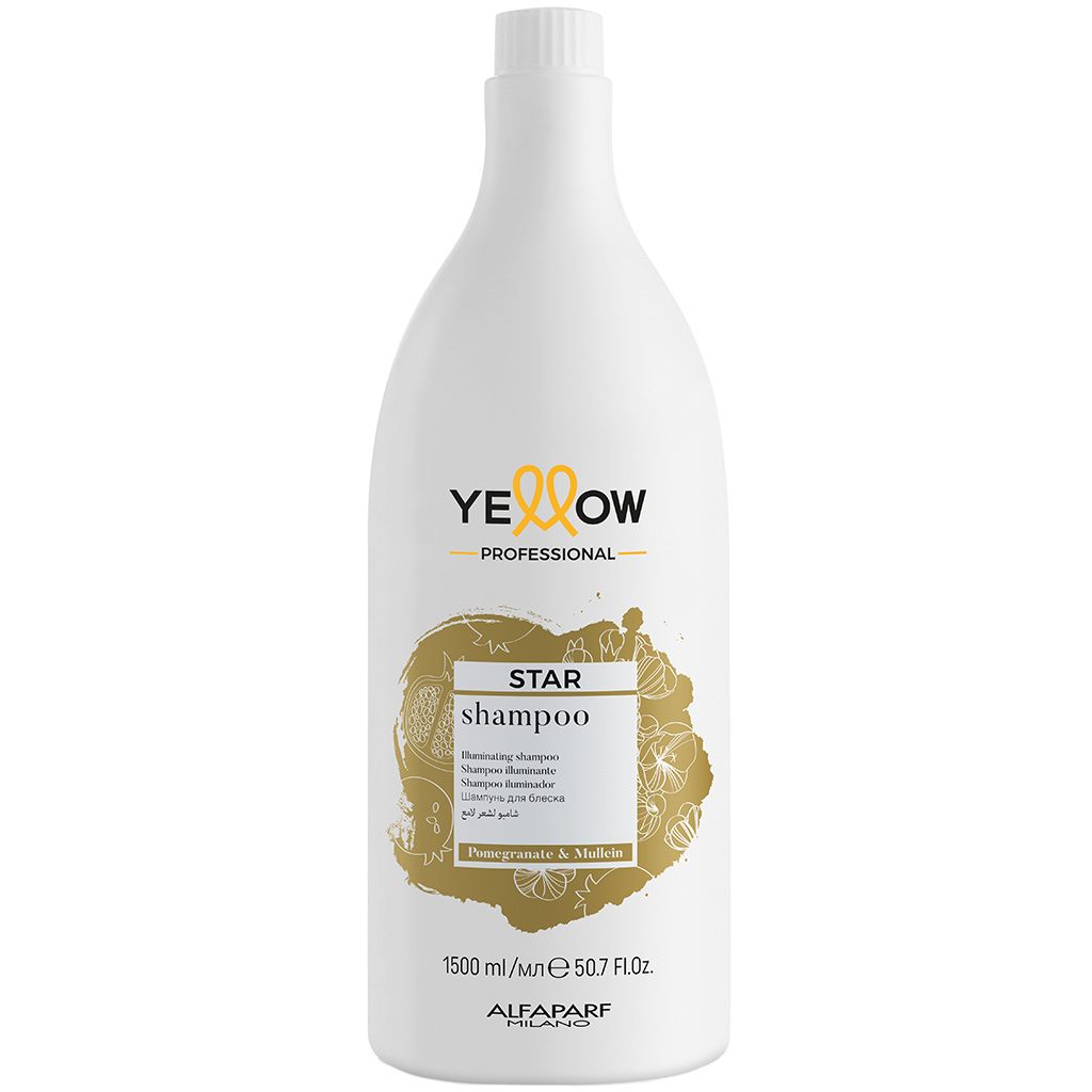 PF025628 YELLOW Star Saçları parıldadan şampun, 1500 ml PF025628 YELLOW Star Saçları parıldadan şampun, 1500 ml