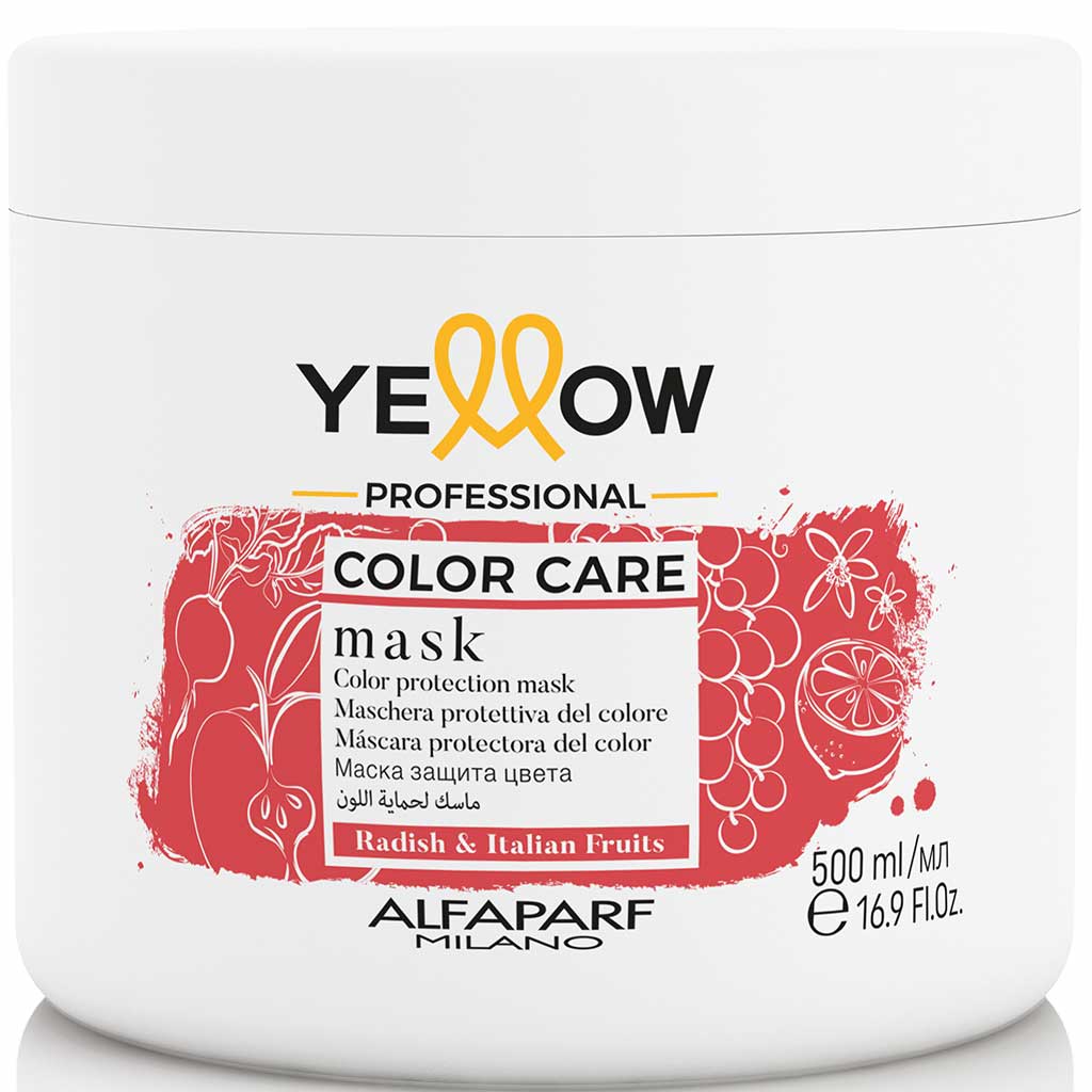 PF025632 YELLOW Color Care Boyanmış saçların rəngini qoruyan maska, 500 ml PF025632 YELLOW Color Care Boyanmış saçların rəngini qoruyan maska, 500 ml
